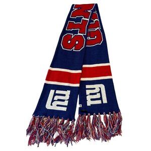 NFL New York Giants Officially Licensed Scarf Fringe 62" by 47' Brand